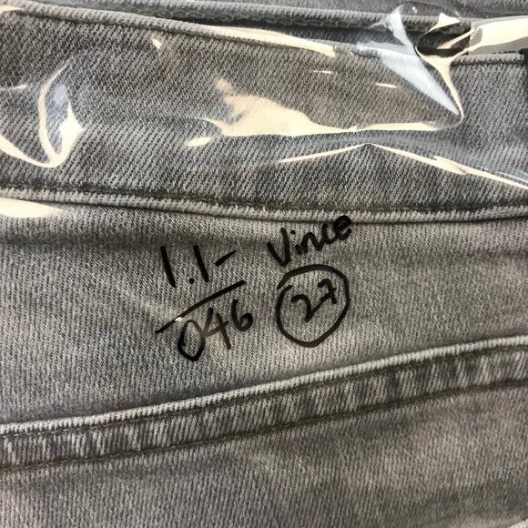 Vince Mason Relaxed  Jeans Womens 27 Gray  Slim Ankle Length - Picture 11 of 11